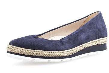 Gabor Comfort Sport Ballerina in Übergrößen Blau 82.400.66 große Damenschuhe
