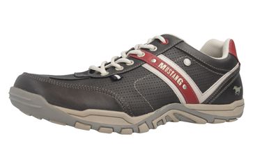 Mustang Shoes Halbschuhe in Übergrößen schwarz/rot 4027-310-95 große Herrenschuhe