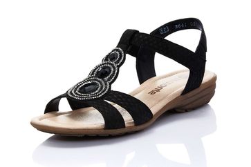 Remonte Sandalen in Übergrößen Schwarz R3641-02 große Damenschuhe