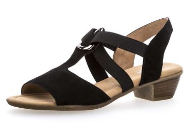 Gabor Comfort Sport Sandalette in Übergrößen Schwarz 82.471.47 große Damenschuhe