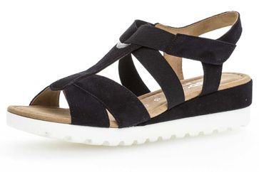 Gabor Comfort Sport Sandalette in Übergrößen Blau 82.754.86 große Damenschuhe