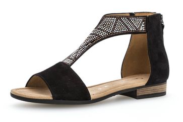 Gabor Comfort Sport Sandalette in Übergrößen Schwarz 82.763.47 große Damenschuhe