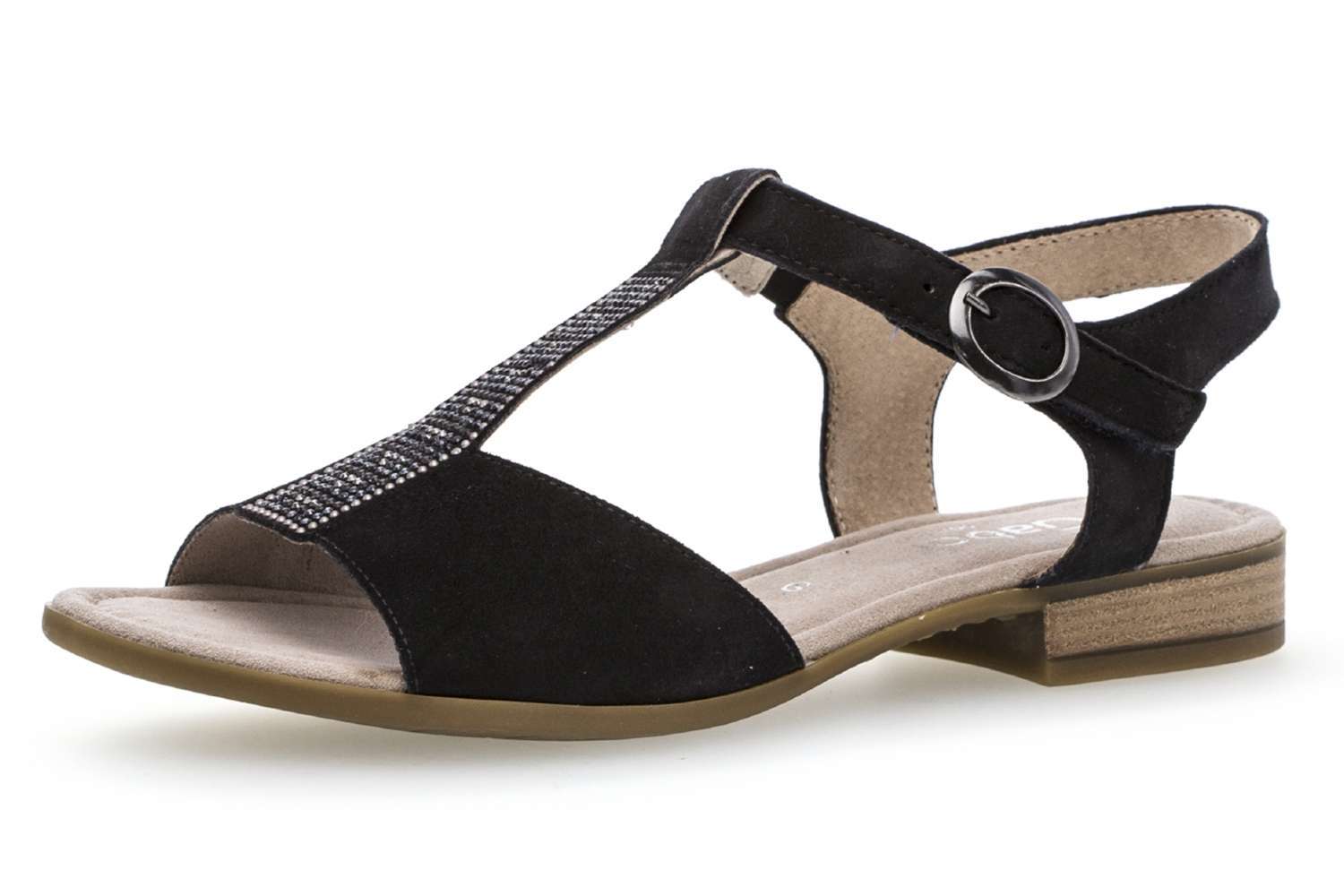 Gabor Comfort Sport Sandalette in Übergrößen Blau 82.793.26 Gabor Keilsandalette für Damen in blau | P&P Shoes