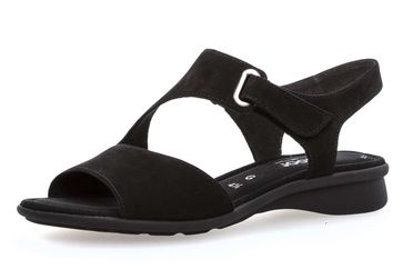 Gabor Comfort Basic Sandalette in Übergrößen Schwarz 86.063.47 große Damenschuhe