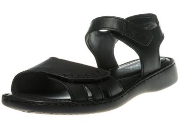 Josef Seibel Lisa 01 Sandalen in Übergrößen Schwarz 73715 2313 600 große Damenschuhe