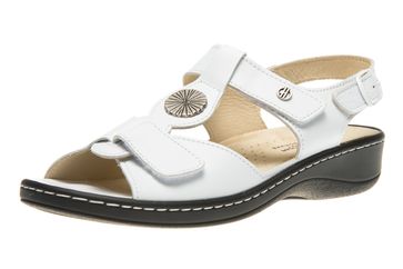 Hickersberger Vario Sandaletten in Übergrößen Weiß 5108 8100 große Damenschuhe