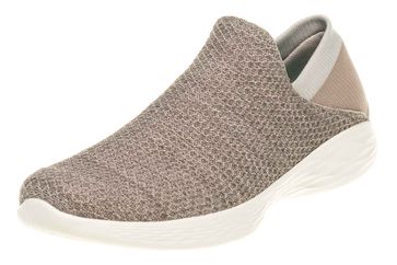 Skechers YOU Sneakers in Übergrößen Grau 14951/TPE große Damenschuhe