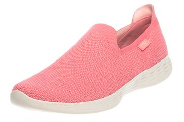 Skechers YOU DEFINE Sneakers in Übergrößen Pink 14956/PNK große Damenschuhe