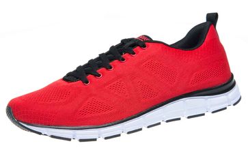 BORAS Sneaker in Übergrößen Rot 5203-0077 große Herrenschuhe