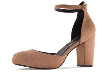 Andres Machado Pumps in Übergrößen Braun AM5256 Ante Marron große Damenschuhe