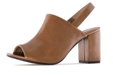 Andres Machado Mules in Übergrößen Braun AM5250 Soft Marron große Damenschuhe