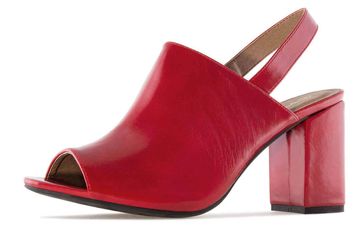 Andres Machado Mules in Übergrößen Rot AM5250 Soft Rojo große Damenschuhe
