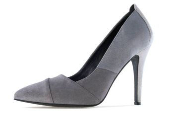 Andres Machado Pumps in Übergrößen Grau AM5229 Ante Gris große Damenschuhe
