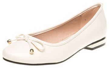 Andres Machado Ballerinas in Übergrößen Beige TG107 Soft Beige große Damenschuhe
