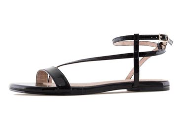 Andres Machado Sandalen in Übergrößen Schwarz AM5234 Soft Negro große Damenschuhe