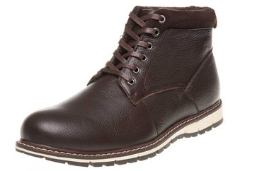 BORAS Boots in Übergrößen Braun 6005-0011 große Herrenschuhe
