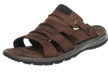 Columbia Slide Pantoletten in Übergrößen Braun BM 4454-256 große Herrenschuhe
