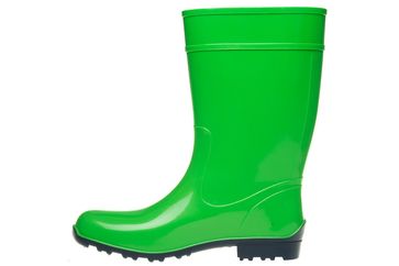 Bockstiegel Gummistiefel in Übergrößen Hellgrün/Dunkelblau Luisa große Damenschuhe