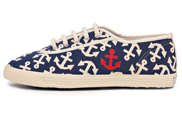 startas Leinenschuhe in Übergrößen mit Druck Anchor große Damenschuhe
