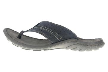 Josef Seibel Logan 25 Zehentrenner in Übergrößen blau 12625 919 598 große Herrenschuhe