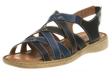 Josef Seibel Lisa 03 Sandalen in Übergrößen Blau 73723 87413 531 große Damenschuhe