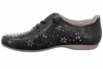 Josef Seibel Fiona 27 Halbschuhe in Übergrößen Schwarz 87227 971 100 große Damenschuhe