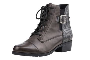 Remonte Stiefeletten in Übergrößen Grau D6875-40 große Damenschuhe