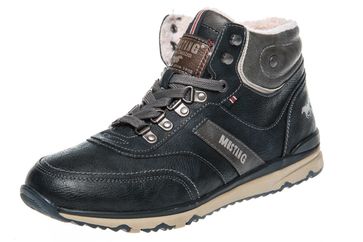 Mustang Shoes High Top Sneaker in Übergrößen Navy 4095-602-820 große Herrenschuhe