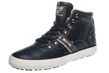 Mustang Shoes High Top Sneaker in Übergrößen Navy 4129-601-820 große Herrenschuhe
