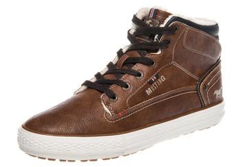 Mustang Shoes High Top Sneaker in Übergrößen Kastanie 4129-602-301 große Herrenschuhe