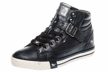 Mustang Shoes High Top Sneaker in Übergrößen Navy 1146-523-820 große Damenschuhe