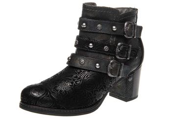 Mustang Shoes Stiefeletten in Übergrößen Schwarz 1286-504-9 große Damenschuhe