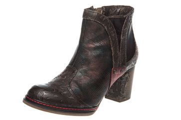 Mustang Shoes Stiefeletten in Übergrößen Cigar/Multi 1287-502-392 große Damenschuhe