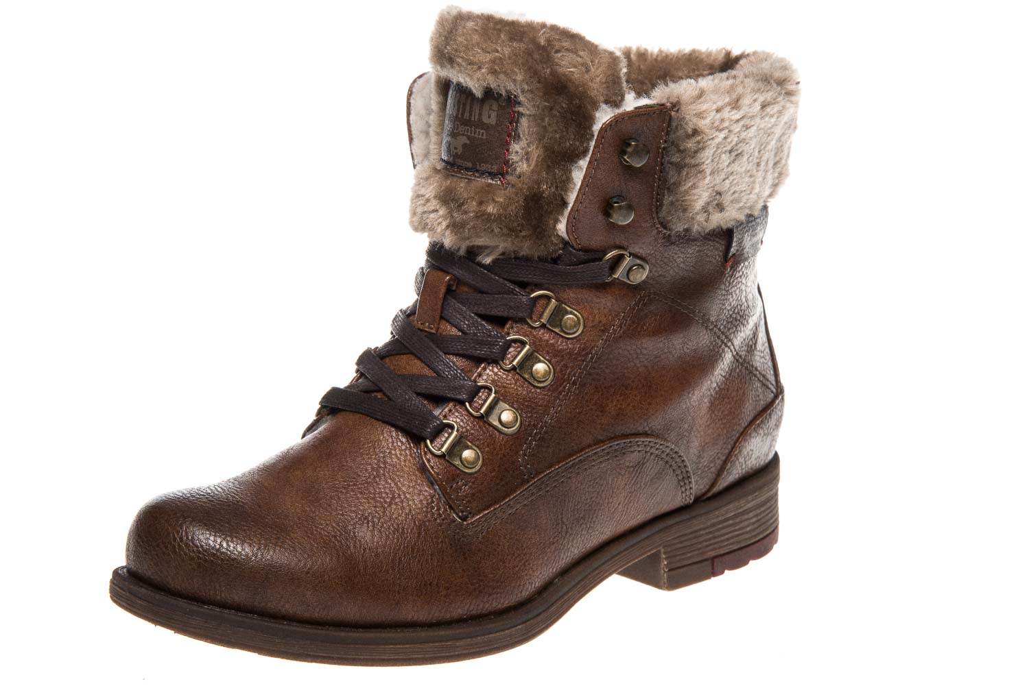 Kastanie Mustang 301 1295 Große Damenschuhe Shoes In Übergrößen 601 Stiefeletten e9IWYED2H