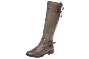 Mustang Shoes Stiefel in Übergrößen Taupe 1265-510-318 große Damenschuhe