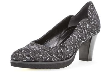 Gabor Comfort Fashion Pumps in Übergrößen Schwarz 92.011.87 große Damenschuhe