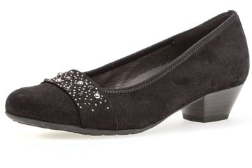 Gabor Comfort Basic Pumps in Übergrößen Schwarz 96.132.47 große Damenschuhe