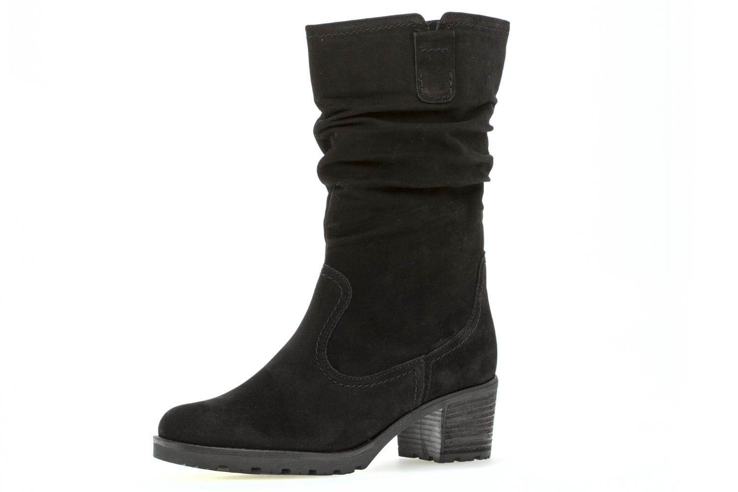 Gabor Comfort Sport Stiefel in Übergrößen Schwarz 92.802.47 Gabor Comfort Stiefelette schwarz | Markenschuhe