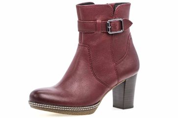 Gabor Comfort Sport Stiefeletten in Übergrößen Rot 92.874.28 große Damenschuhe