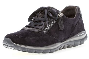 Gabor Rollingsoft Halbschuhe in Übergrößen Blau 96.968.26 große Damenschuhe