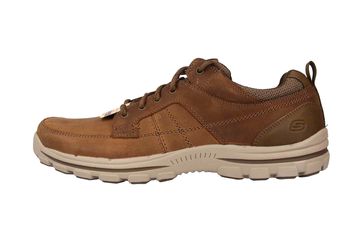 Skechers BRAVER RALSON Sneaker in Übergrößen Braun 65580 DSRT große Herrenschuhe