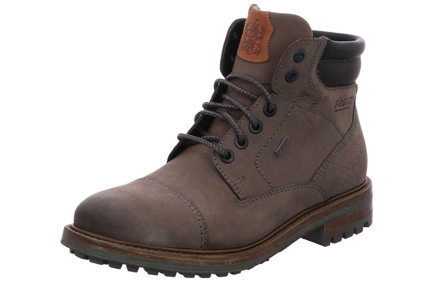 Fretz Men Valerio Boots in Übergrößen Braun 6821.1516-21 große Herrenschuhe