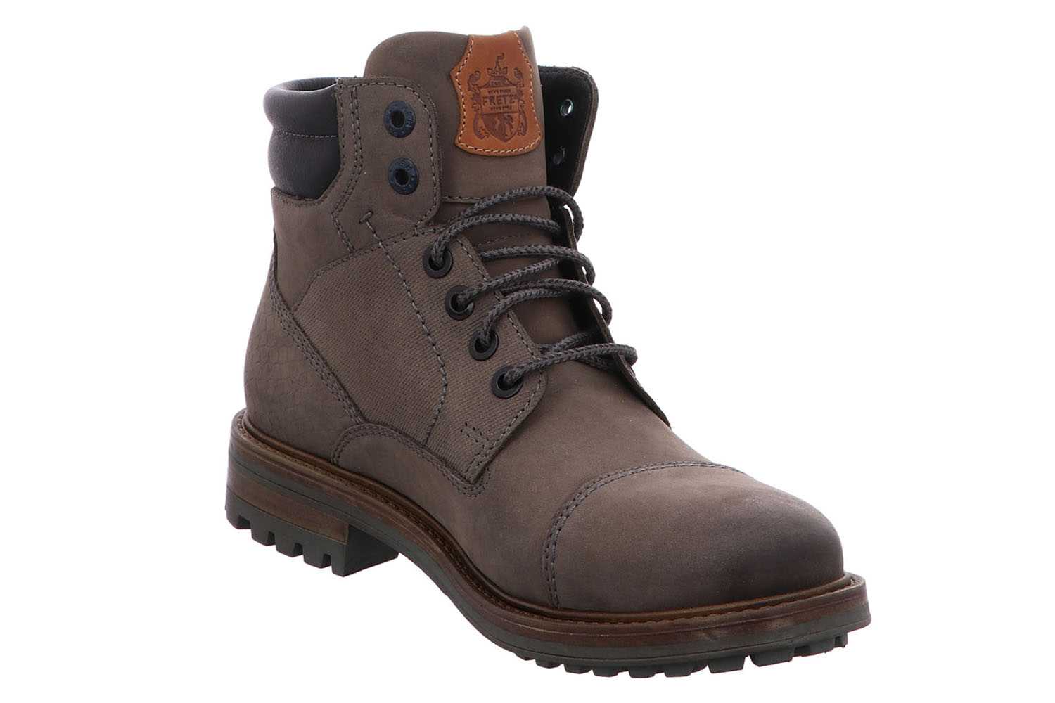Fretz Men Valerio Boots in Übergrößen Braun 6821.1516 21 MEN FRETZ GORE TEX GEEIGNET EINLAGEN braun mit NUBUKLEDER