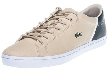 LACOSTE Sneaker in Übergrößen Beige 7-35CAM0100NN2 große Herrenschuhe