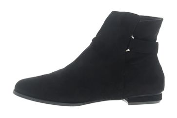 Andres Machado Stiefelette in Übergrößen Schwarz AM4101 ANTE NEGRO große Damenschuhe