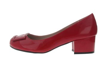 Andres Machado Pumps in Übergrößen Rot AM5317 CHAROL ROJO große Damenschuhe