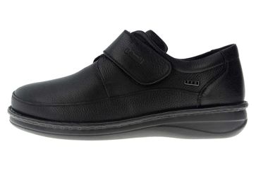 Grünwald P-3708 Schwarz- Slipper in Übergrößen Schwarz- große Herrenschuhe