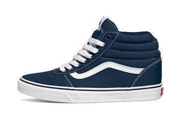 VANS MN Ward (Canvas) Dress Blues/White High Top Sneaker in Übergrößen Blau VN0A38DNJY3 große Herrenschuhe