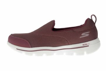 Skechers GO WALK EVOLUTION ULTRA REACH Sneakers in Übergrößen Rot 15730 MVE große Damenschuhe