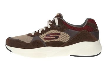 Skechers MERIDIAN Sneakers in Übergrößen Braun 52952 BRN große Herrenschuhe